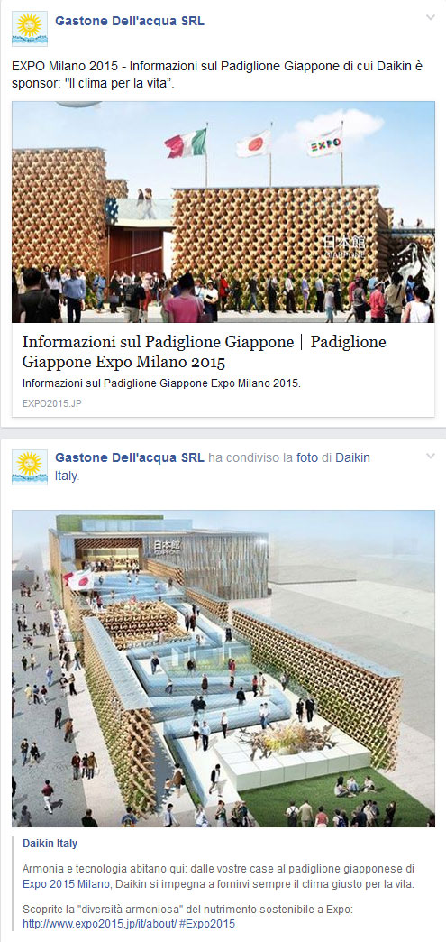Pagina Facebook GASTONE DELL'ACQUA